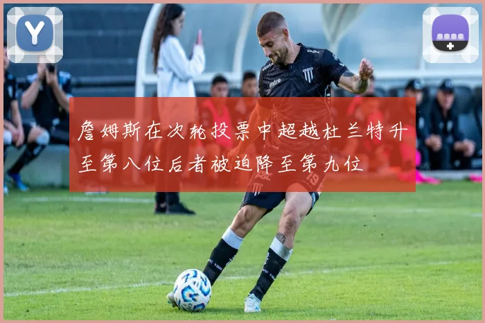 詹姆斯在次轮投票中超越杜兰特升至第八位后者被迫降至第九位